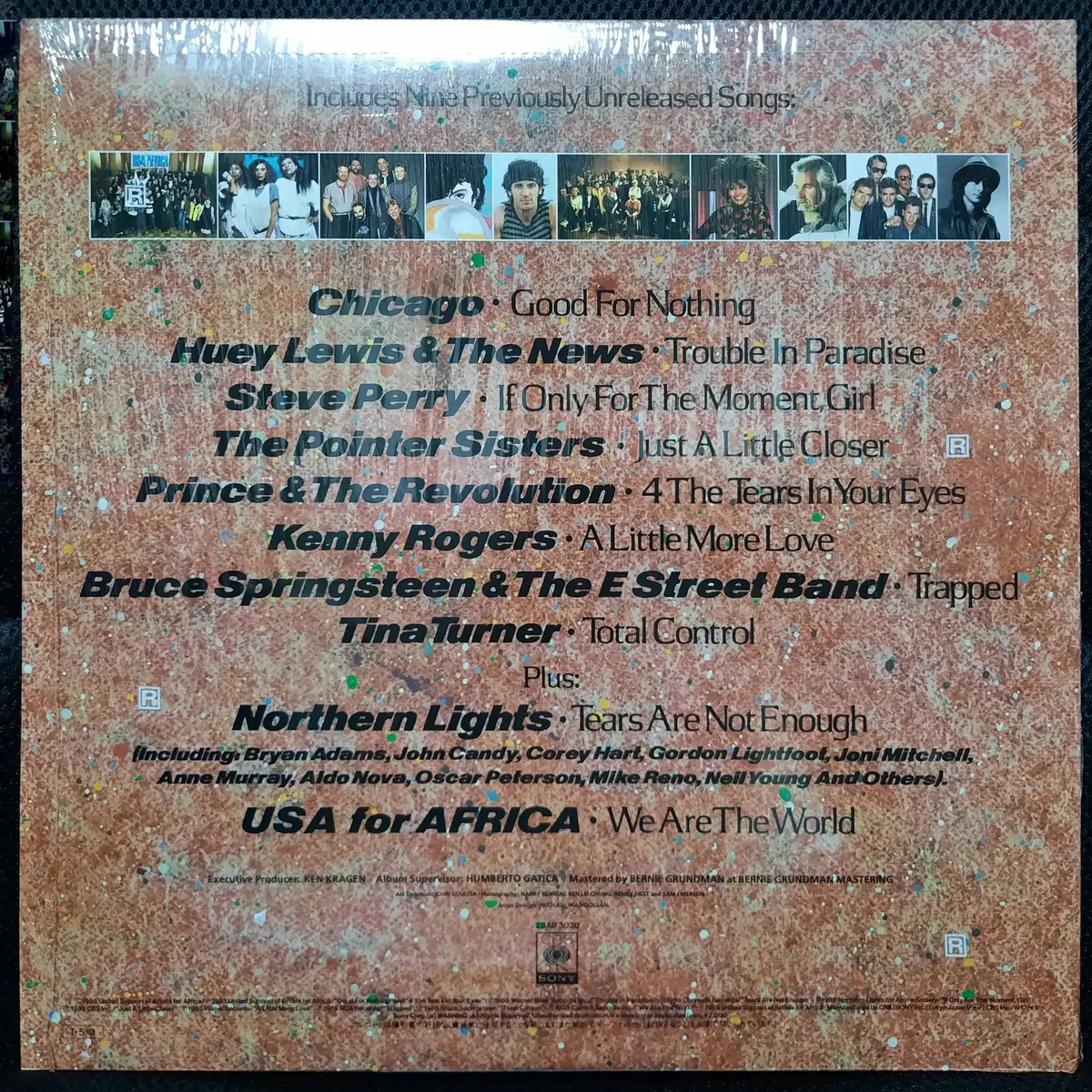 USA for AFRICA WE ARE THE WORLD LP 일본반