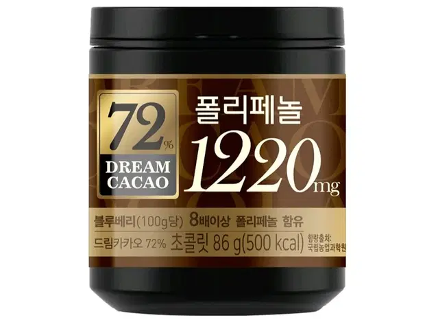 드림카카오 72% 86g 6개 초콜릿 무료배송