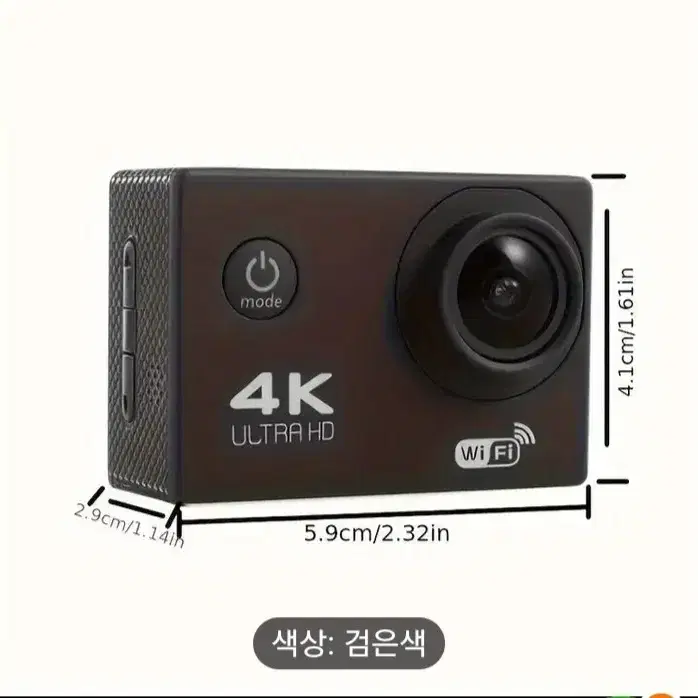 Wifi 1040p 4K 수중 액션 캠 카메라