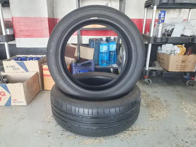 225/45R18 S001 MO 브리지스톤 2본 중고