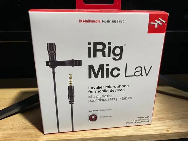 핀마이크 IK Multimedia iRig Mic Lav 새거 팝니다