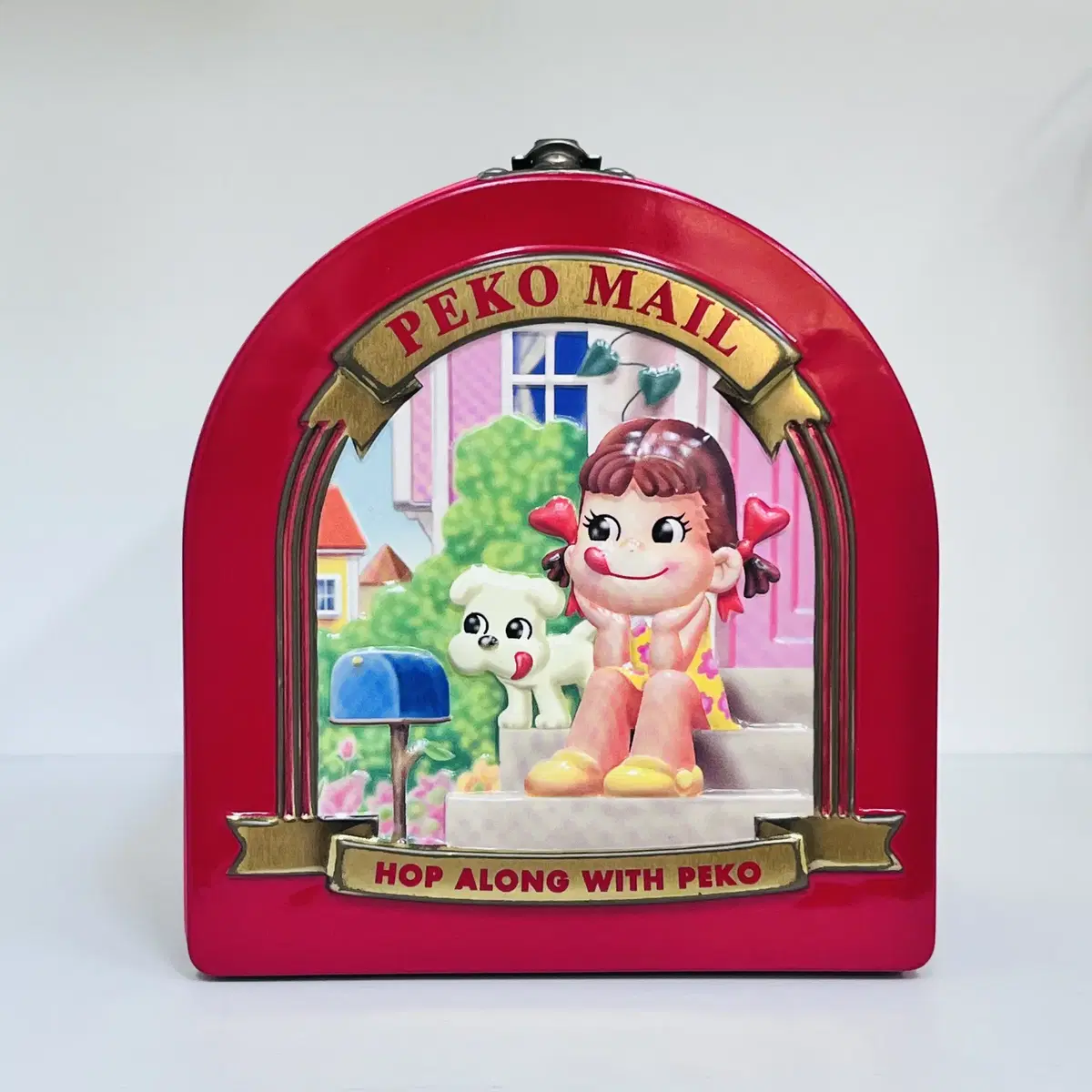 Vintage Classic Pekochan Mailbox Tin Case