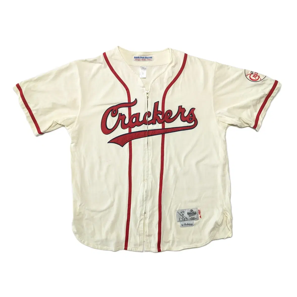 Ibbetsfield Flannel Atlanta Crackers Reproduction Jersey