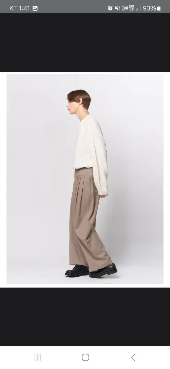 [3] 비긴202 five pleats pants