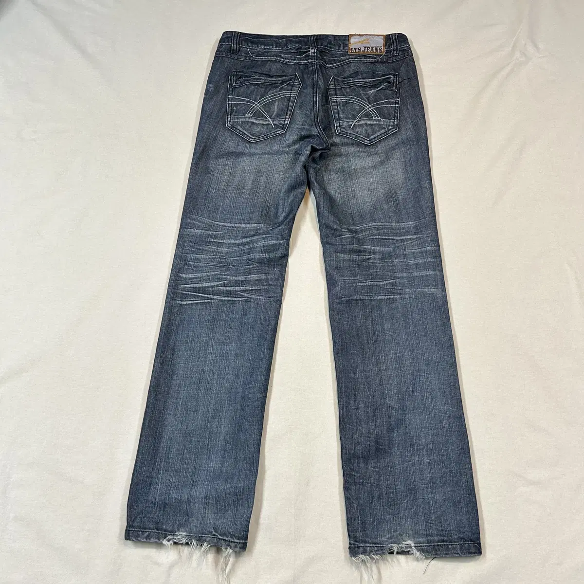 34inch) LTS jeans 유니크 워싱 데님 청바지