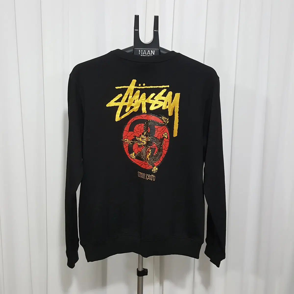 Stussy Tokyo Dragon Man-to-Man 105 Size Oilcloth