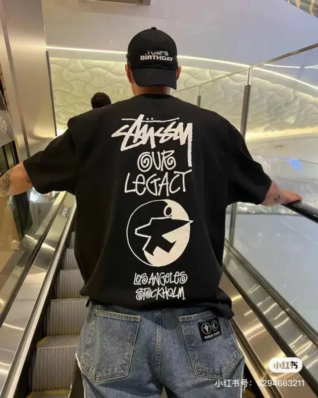 stussy 서퍼맨 반팔티