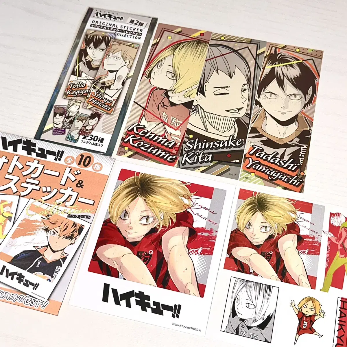 Haikyuu Original sticker Photocard Set Kenma WTS