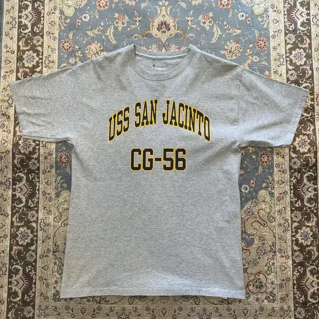 90s 챔피온 USS SAN JACINTO 반팔티셔츠