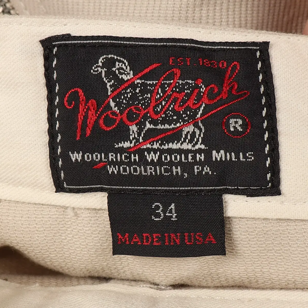 울리치(WOOLRICH) MADE IN USA 숏 팬츠 / 34