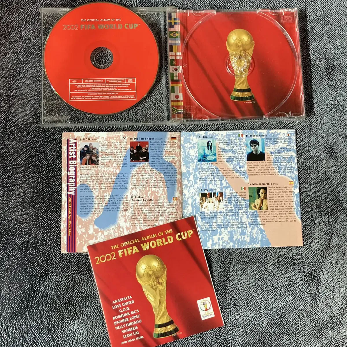 [중고음반/CD] 지오디 god 2002 FIFA 월드컵 공식앨범