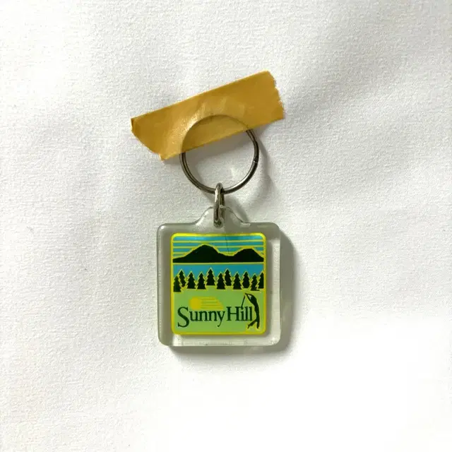 Vintage keychain Sunny hill 빈티지키링