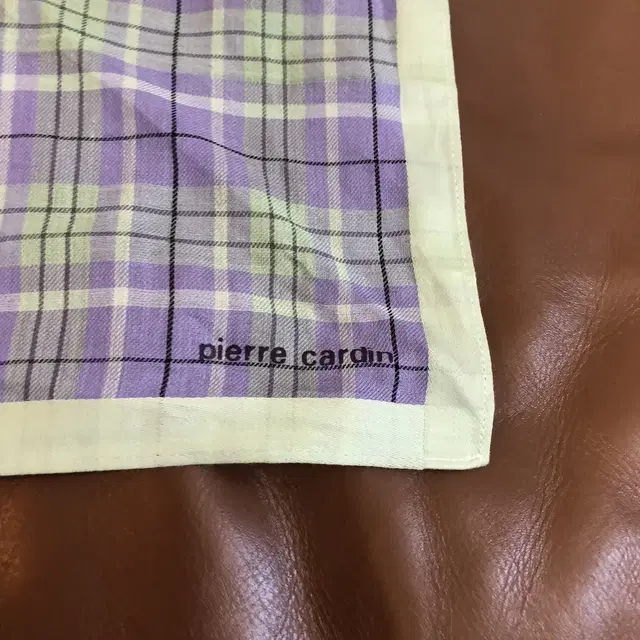 Vintage pierre cardin purple check han