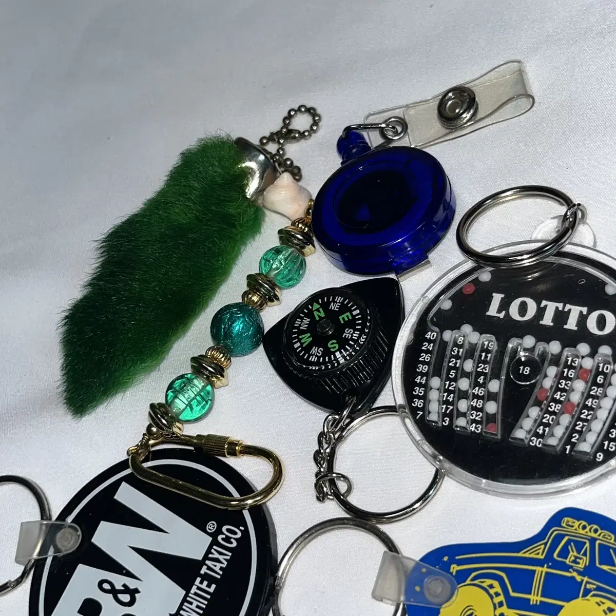 Vintage keychain B&W taxi 빈티지키링