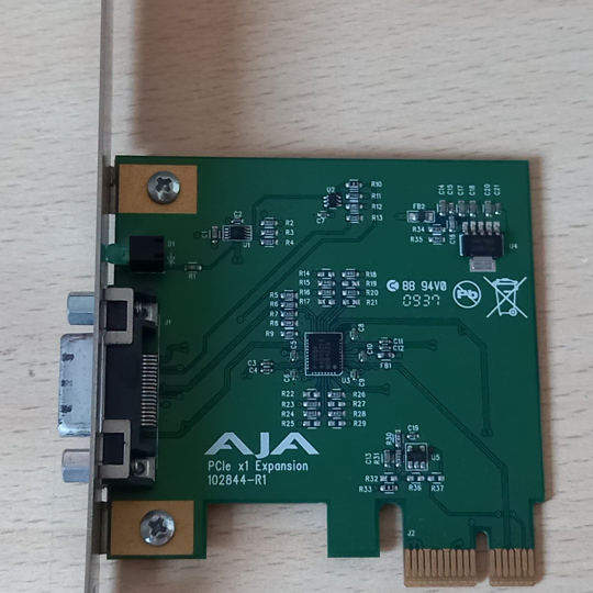 AJA 1레인 PCIe to PCIe I/O 인터페이스 어댑터 카드