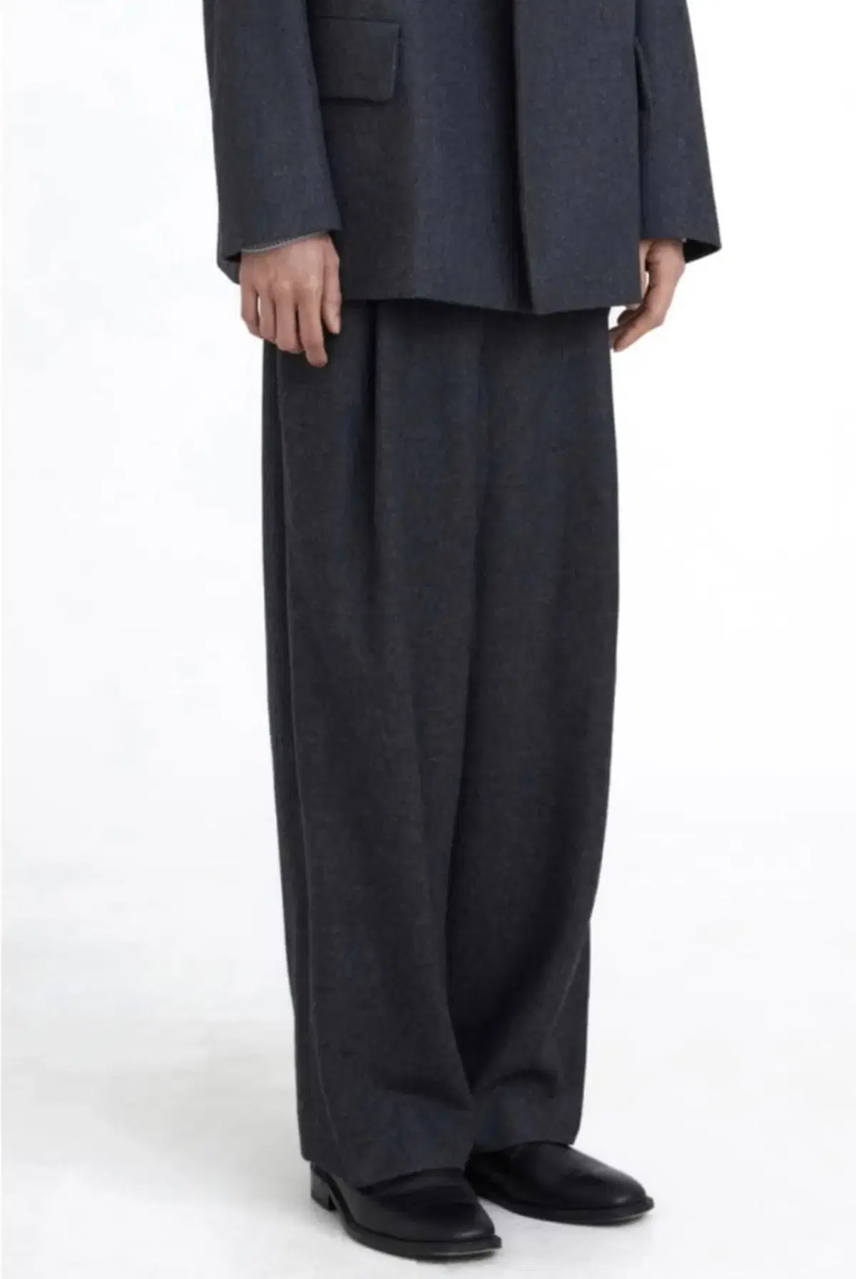 Youth STRUCTURED WIDE PANTS gray