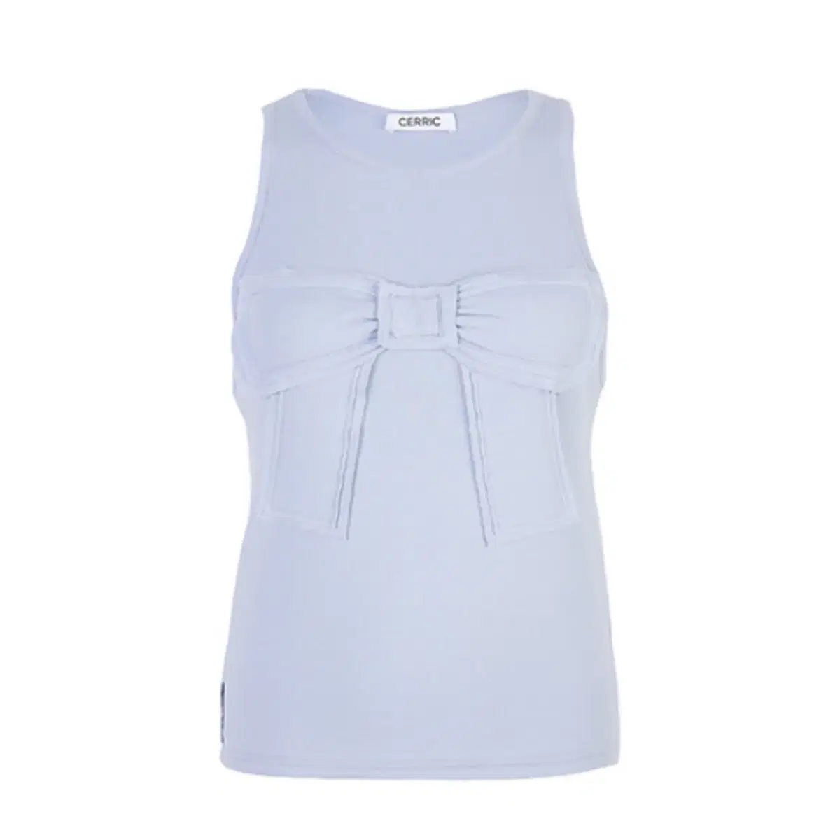 CERRIC BLUE BIG RIBBON SLEEVELESS / SKY