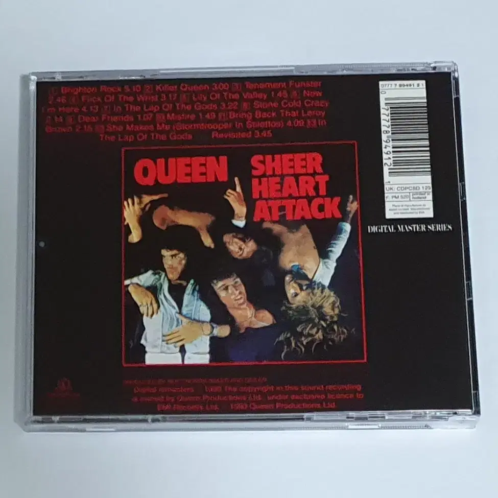 퀸 Sheer Heart Attack 앨범 시디 CD 프레디 머큐리