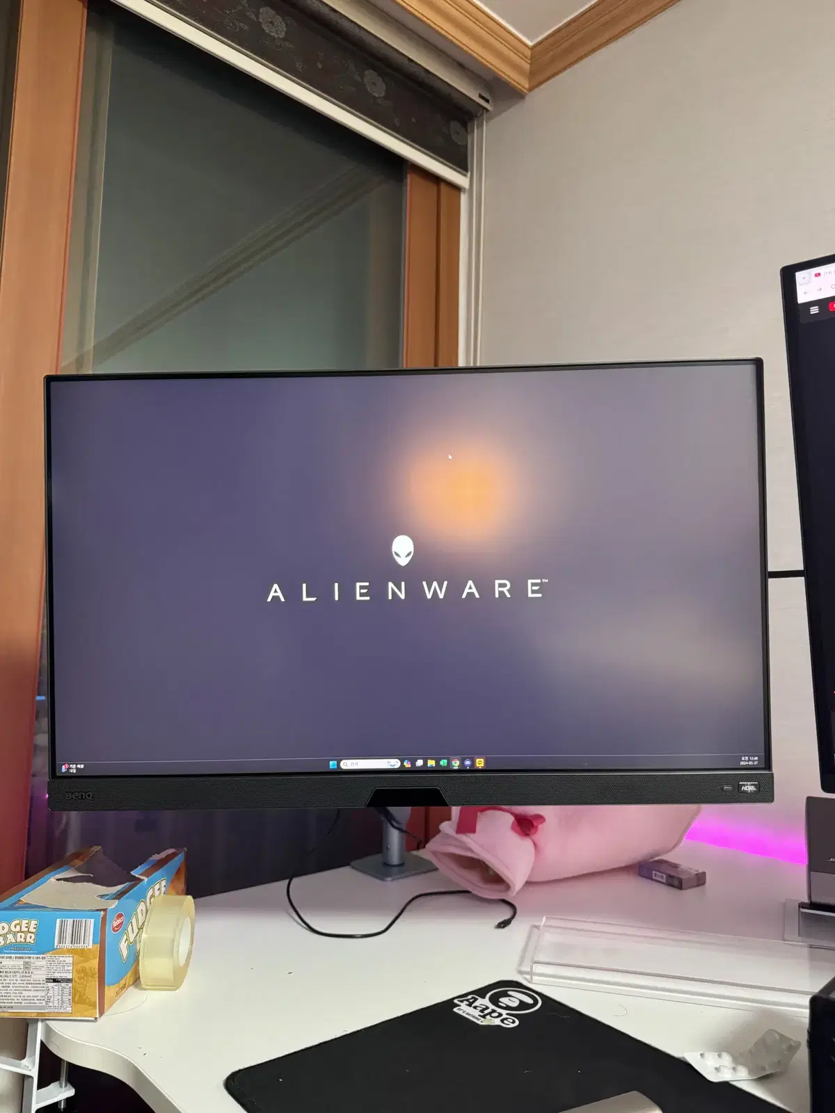 벤큐 ex2710u 4k 144hz 디아블로전용 모니터