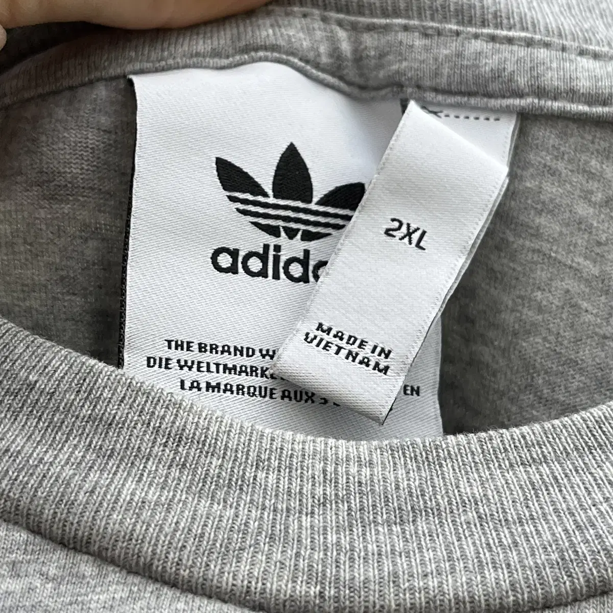 [2XL]아디다스 유광 파이어버드 반팔티셔츠  Adidas