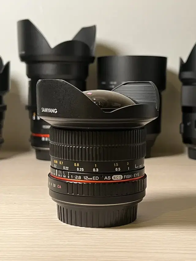 삼양 12mm 2.8ED FISH-EYE 렌즈 ( EF마운트 )