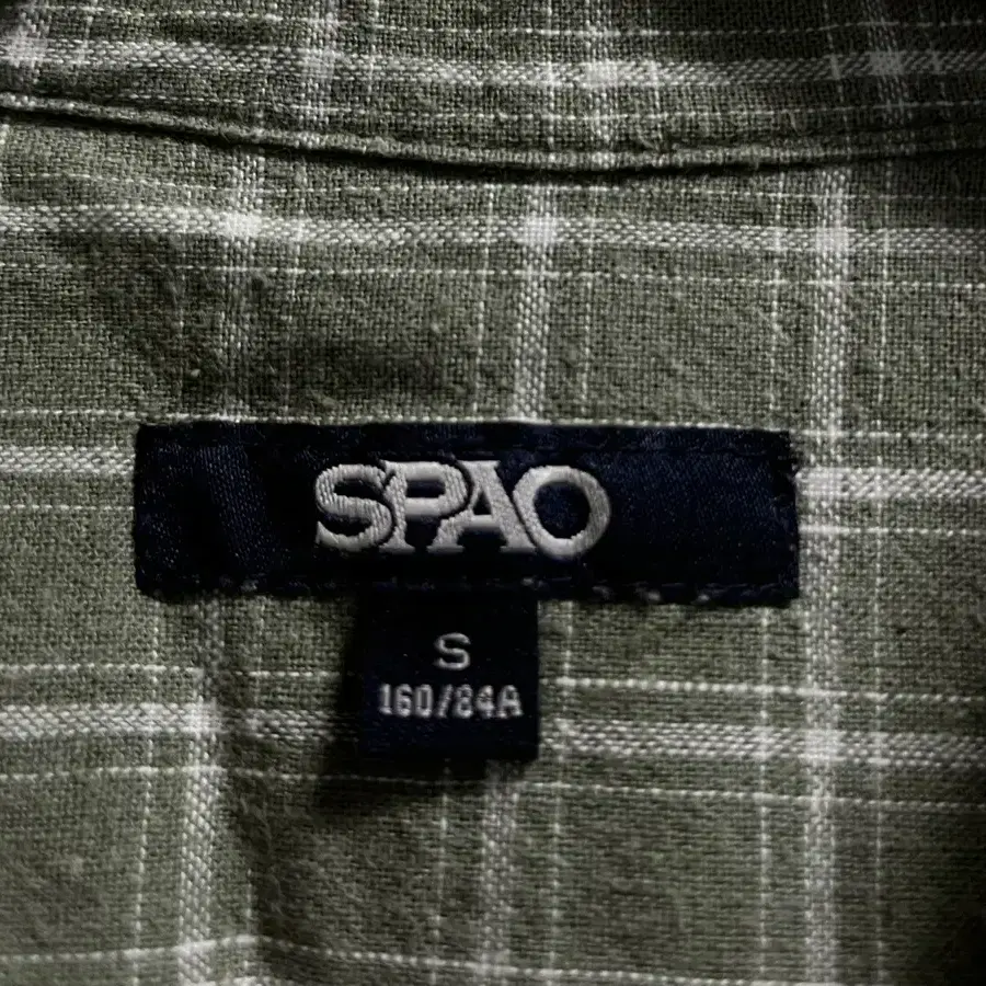 55-66 SPAO 스파오 린넨 마 반팔 셔츠 롱 원피스 정품