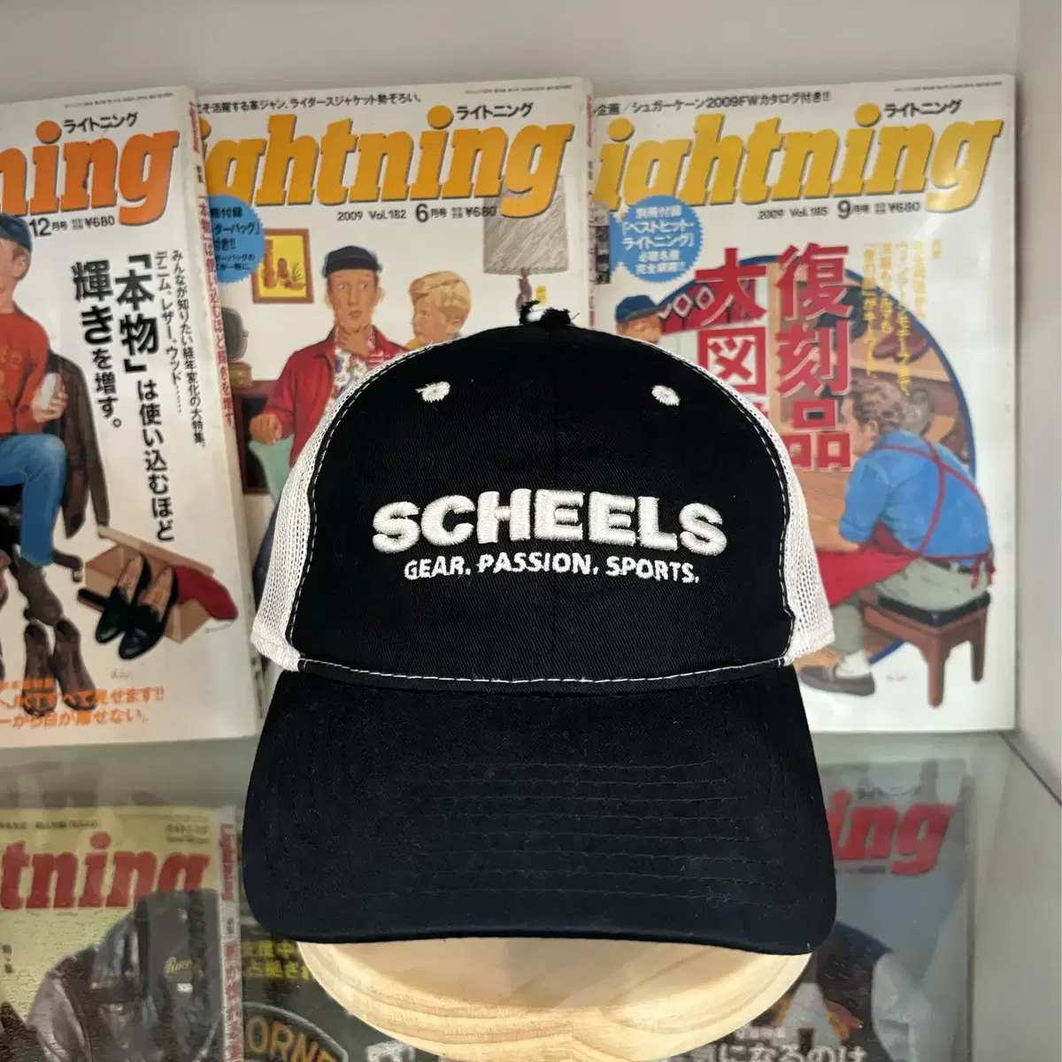 Scheels(쉴즈) 빈티지 메쉬 캡