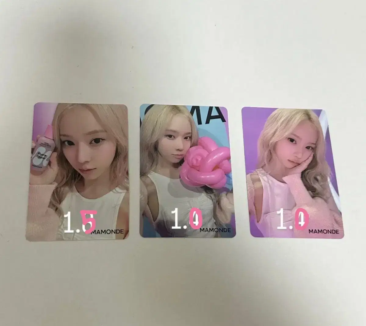 aespa winter mamonde pre-order benefit photocard unreleased photocard karina ningning giselle armageddon pop up ld