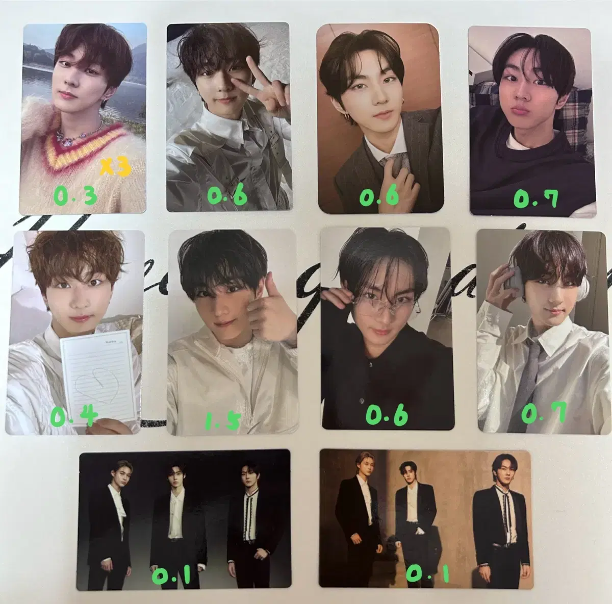 enhypen jungwon photocard wts