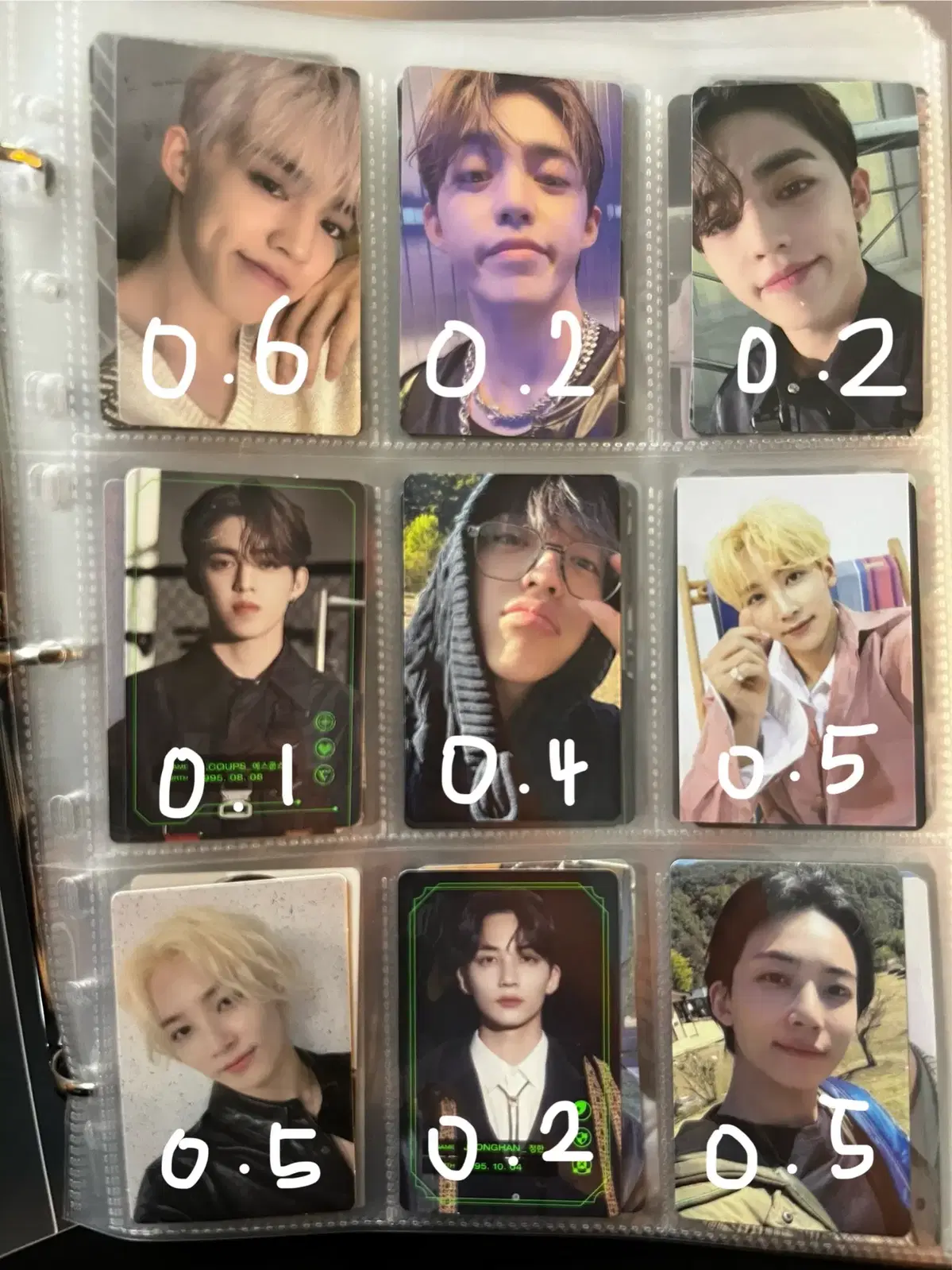 Seventeen photocards in bulk wts bulk wts FMLMusicSinAtakaFanClubKitsTc