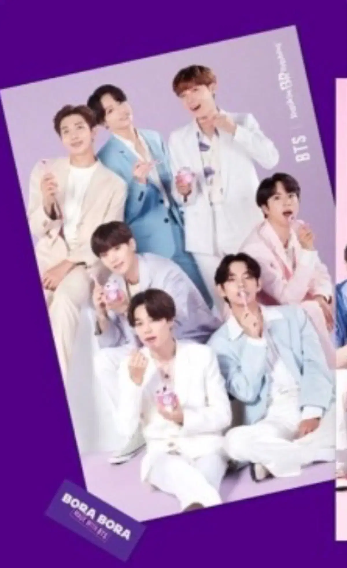 BTS Baskin Robbins poster.