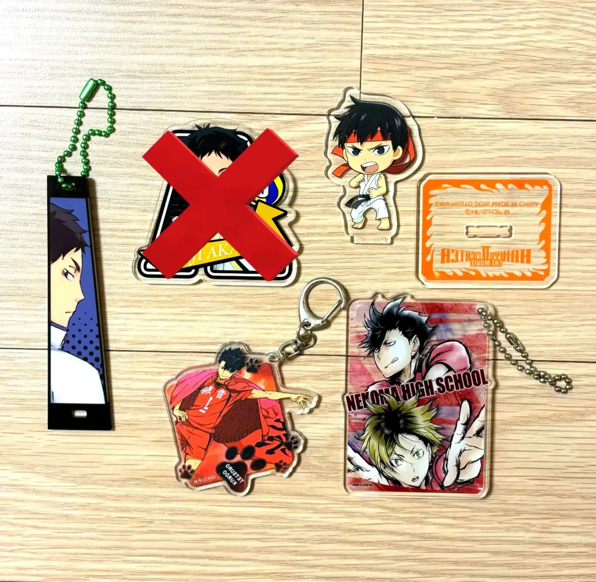 Haikyuu TO THE TOP acrylic keyring Kuroo Longstrap Keyring