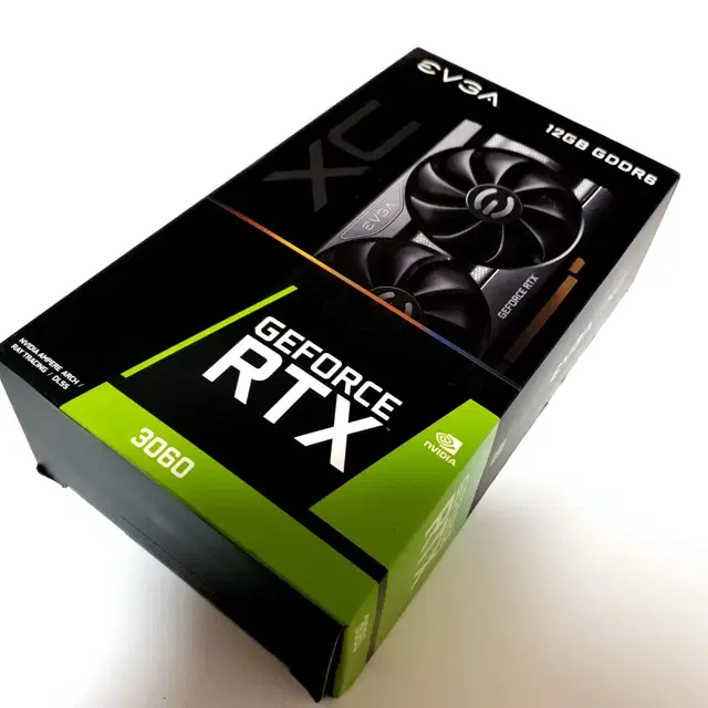 EVGA 에브가 RTX 3060 그래픽카드 박스