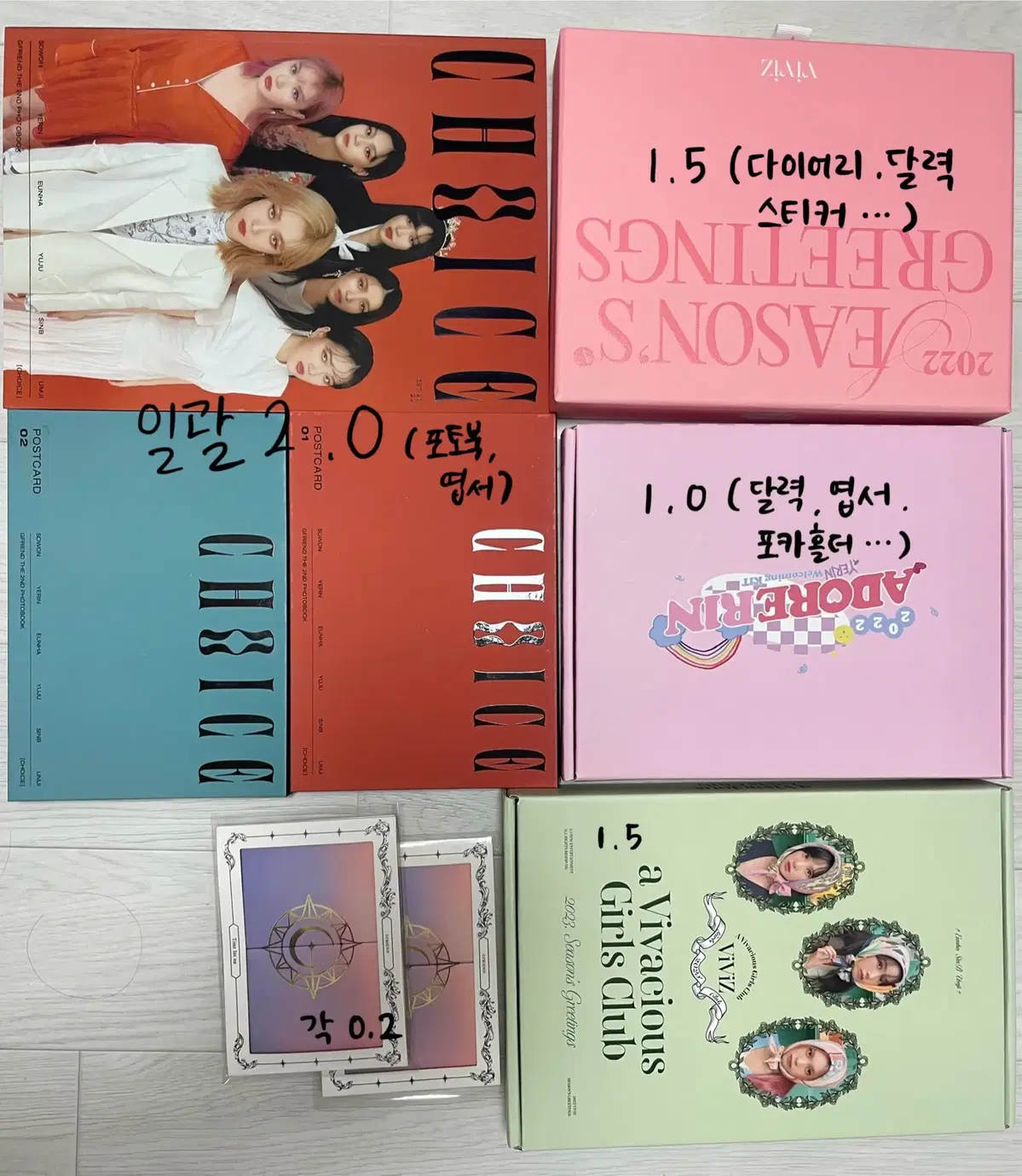 Gfriend viviz sells albums, season's greetings, and photobook 