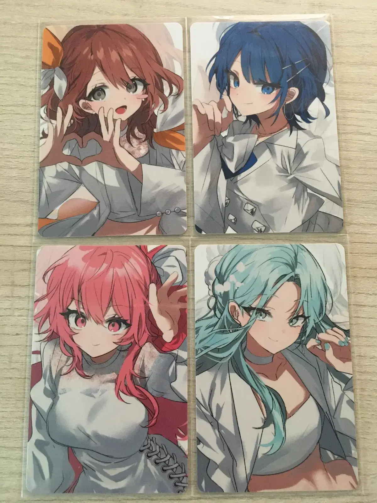 Pseudo unofficial goods photocard Chinmomo Haruka Shizuku Airi Minori Rare Radish Pear