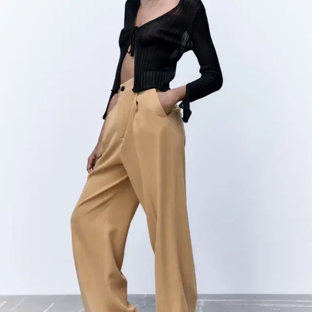 자라 와이드 팬츠 full length pants