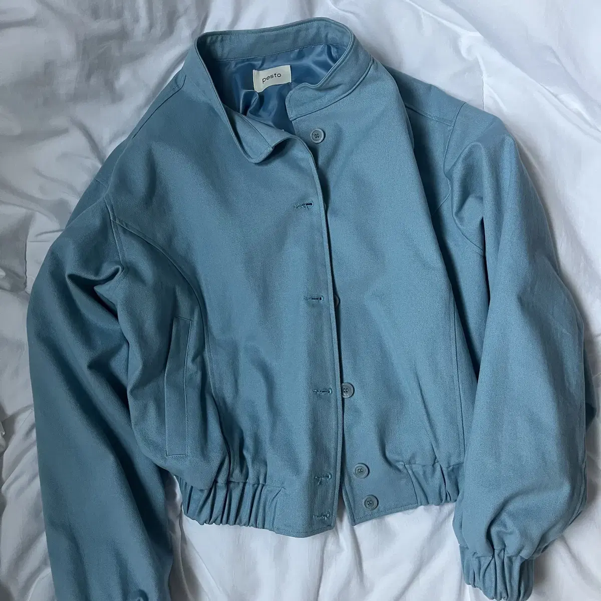 Pesto cotton jacket (dolphin, os)