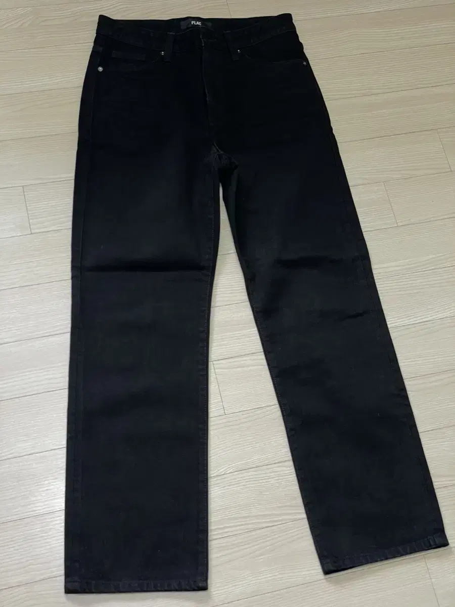 Flack Steez B31 black rowooned black jean straight fit denim size 30