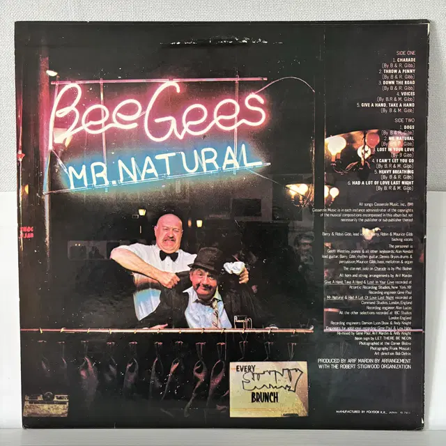 [중고LP] Bee Gees / Mr. Natural