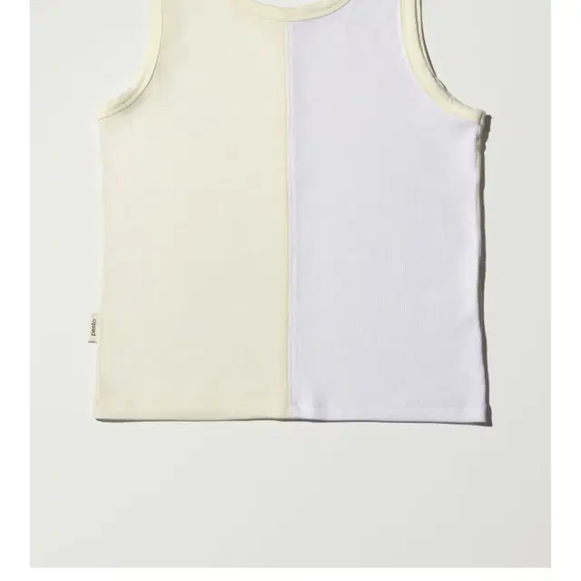 Pesto HALF AND HALF SLEEVELESS TOP DOVE