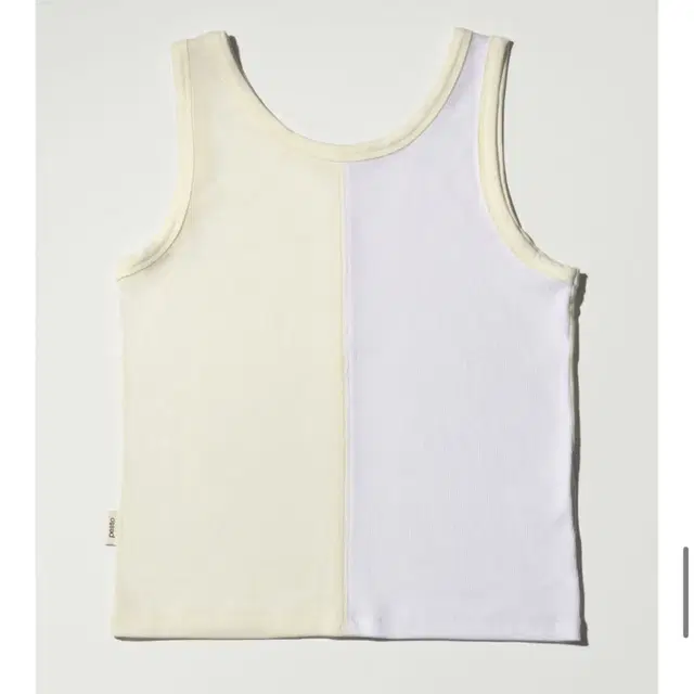 Pesto HALF AND HALF SLEEVELESS TOP DOVE