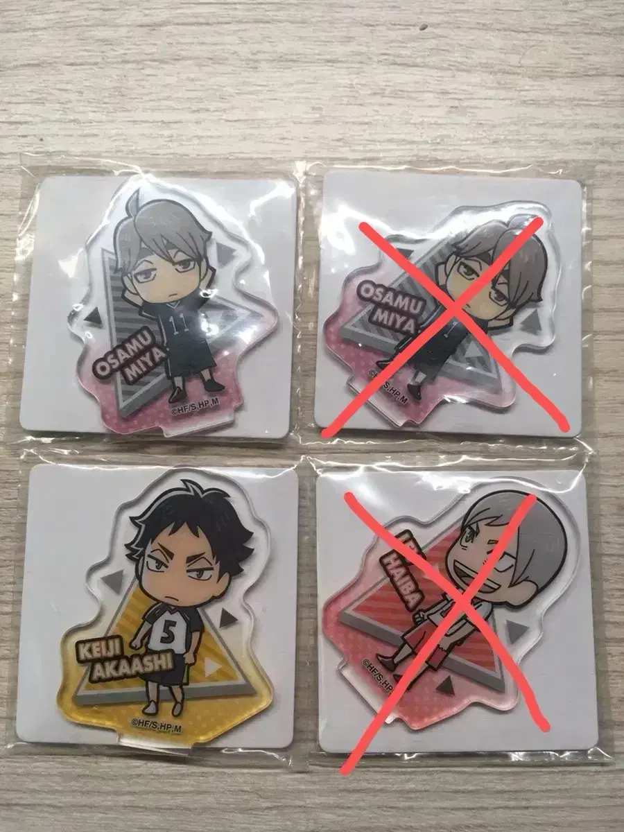 Haikyuu Mini acrylic Stands Miyao Samuaka Asakage Sells