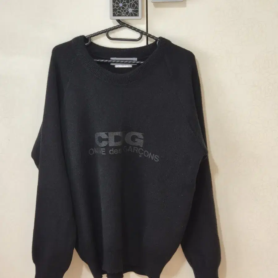 cdg 꼼데가르송 풀오버 니트 블랙