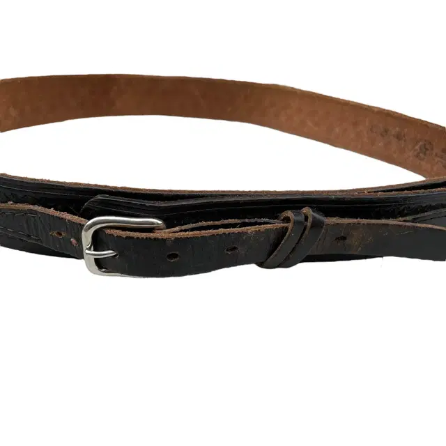 Vintage Leather Pressed Pattern Belt