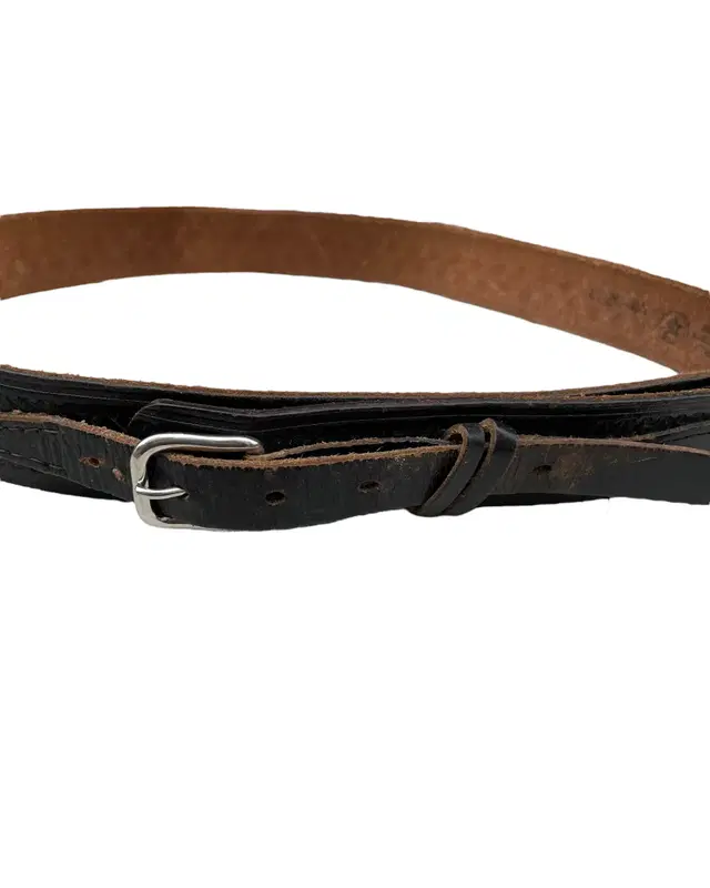 Vintage Leather Pressed Pattern Belt