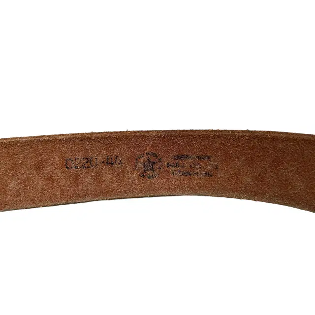 Vintage Leather Pressed Pattern Belt