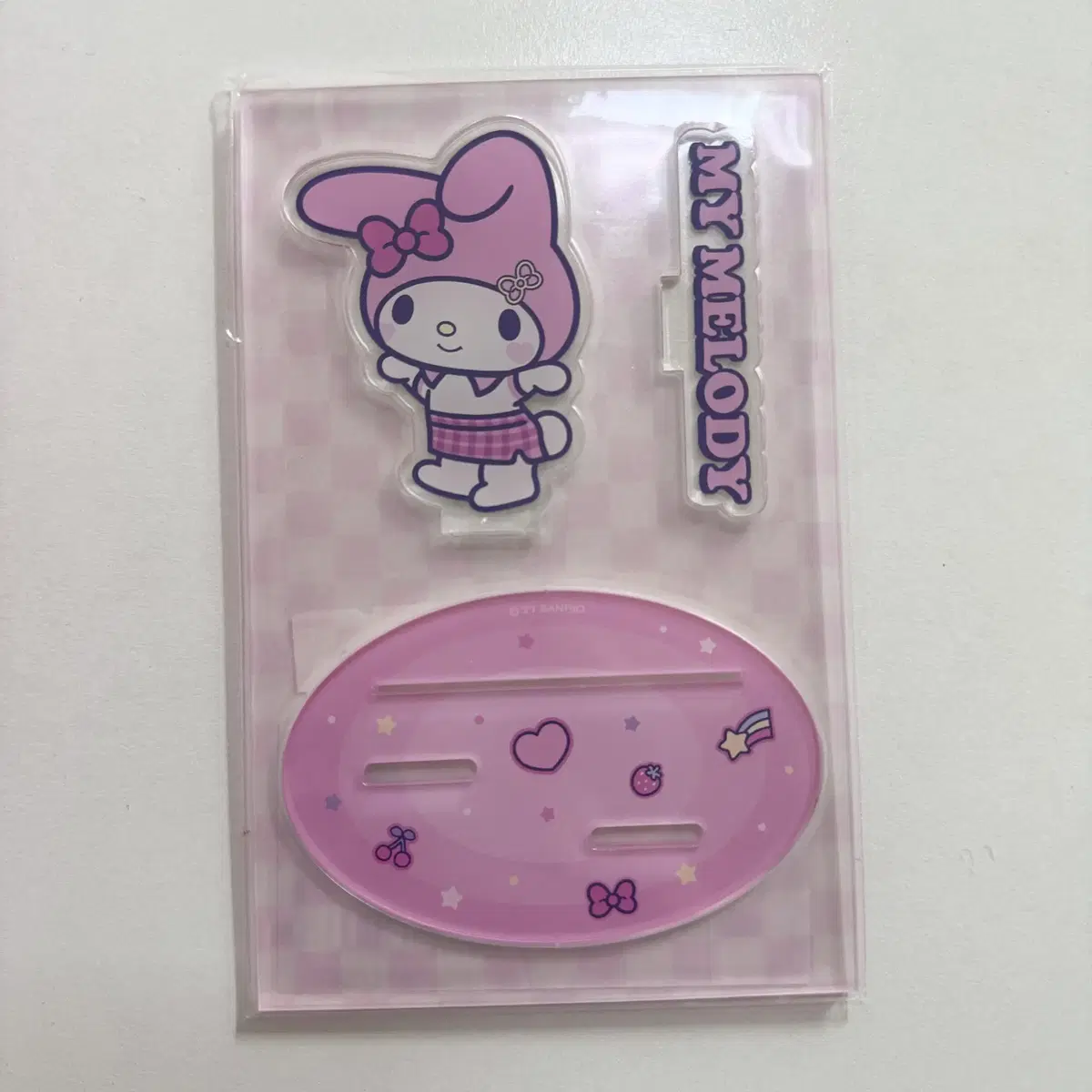 San RioLovers Club My Melody photocard Stand acrylic sealed New