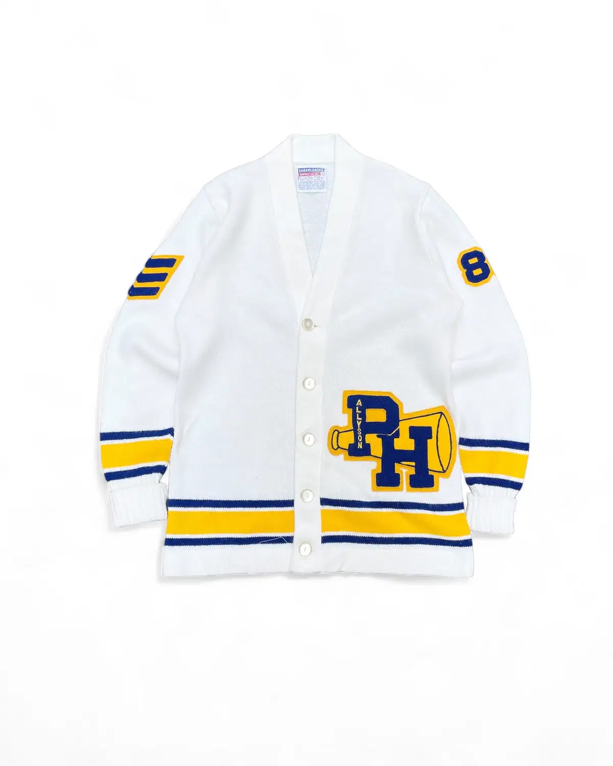 80s prep letterman cardiagan