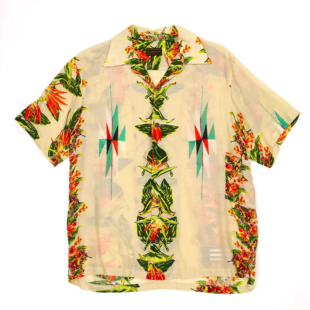 KAPITAL HIBISCUS-ORTEGA ALOHA SHIRT - W