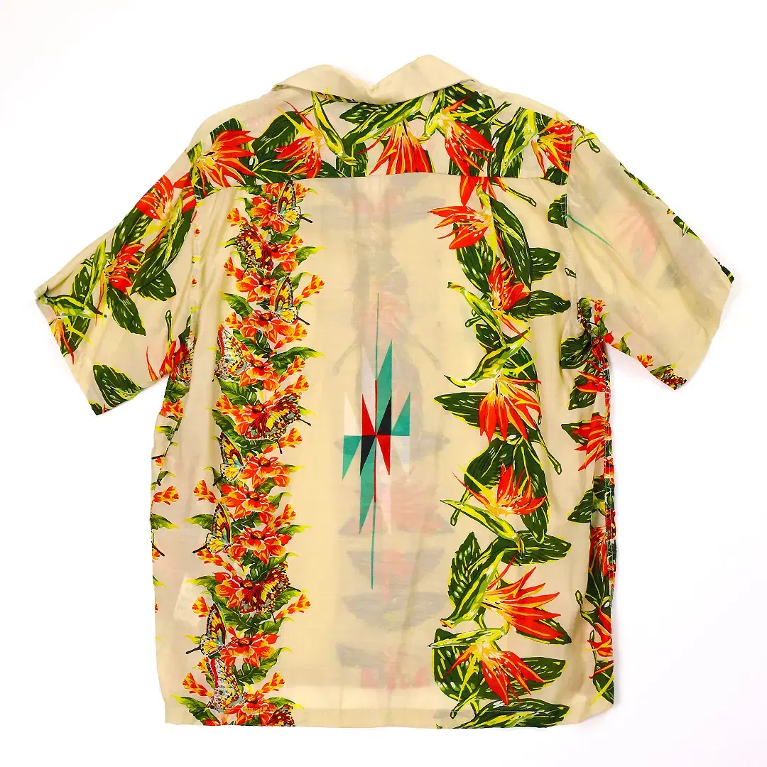 KAPITAL HIBISCUS-ORTEGA ALOHA SHIRT - W